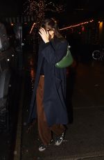 KAIA GERBER Out for Dinner with Friends in New York 12/17/2022