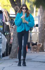 KAIA GERBER Out for Juice in Los Feliz 12/08/2022