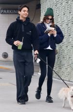 KAIA GERBER Out with a Friend at Maru Coffee in Los Angeles 12/01/2022