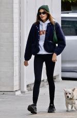 KAIA GERBER Out with a Friend at Maru Coffee in Los Angeles 12/01/2022