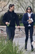 KAIA GERBER Out with a Friend at Maru Coffee in Los Angeles 12/01/2022
