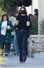 KAIA GERBER Stops by Maru Coffee in Los Feliz 12/23/2022