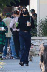 KAIA GERBER Stops by Maru Coffee in Los Feliz 12/23/2022