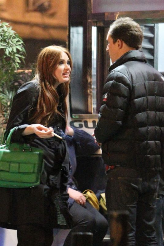 KAREN GILLAN Night Out in Madrid 12/24/2022