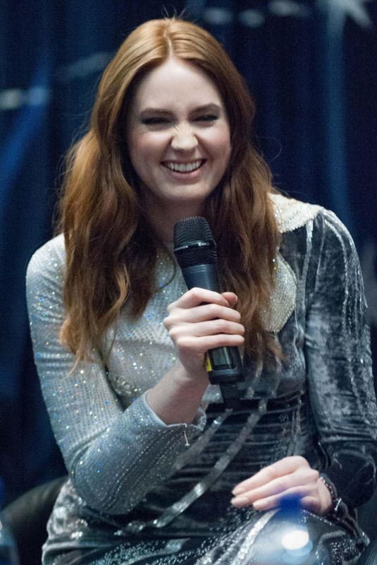 KAREN GILLAN Promotes Her Own Whisky at Glasgow Whisky Day in Glasgow 12/19/2022