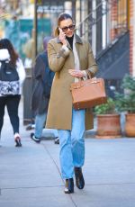 KARLIE KLOSS Out and About in New York 12/14/2022