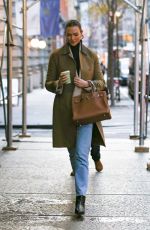 KARLIE KLOSS Out for Coffee in New York 12/14/2022