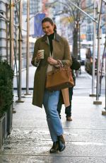 KARLIE KLOSS Out for Coffee in New York 12/14/2022