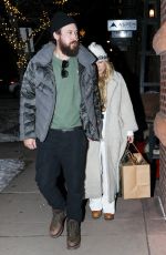 KATE HUDSON and Danny Fujikawa Out Shopping in Aspen 12/21/2022