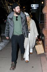 KATE HUDSON and Danny Fujikawa Out Shopping in Aspen 12/21/2022