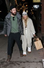 KATE HUDSON and Danny Fujikawa Out Shopping in Aspen 12/21/2022
