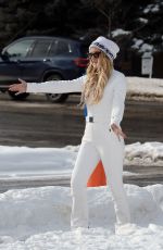 KATE HUDSON at a Photoshoot in Aspen 12/21/2022