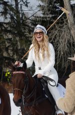 KATE HUDSON at a Photoshoot in Aspen 12/21/2022