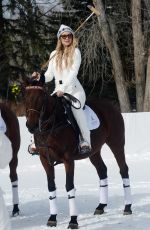 KATE HUDSON at a Photoshoot in Aspen 12/21/2022