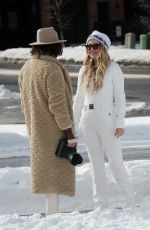 KATE HUDSON at a Photoshoot in Aspen 12/21/2022