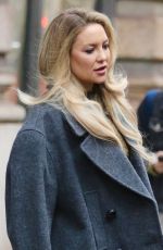KATE HUDSON Heading to Jimmy Fallon Show in New York 12/12/2022