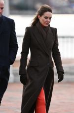 KATE MIDDLETON and Prince William at Boston Harbour Defences 12/01/2022