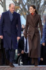 KATE MIDDLETON and Prince William at Boston Harbour Defences 12/01/2022