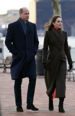 KATE MIDDLETON and Prince William at Boston Harbour Defences 12/01/2022