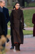 KATE MIDDLETON and Prince William at Boston Harbour Defences 12/01/2022