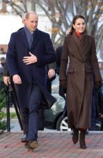 KATE MIDDLETON and Prince William at Boston Harbour Defences 12/01/2022