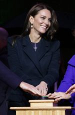 KATE MIDDLETON and Prince William at Earthshot Celebrations by Lighting Up Boston City Hall 11/30/2022