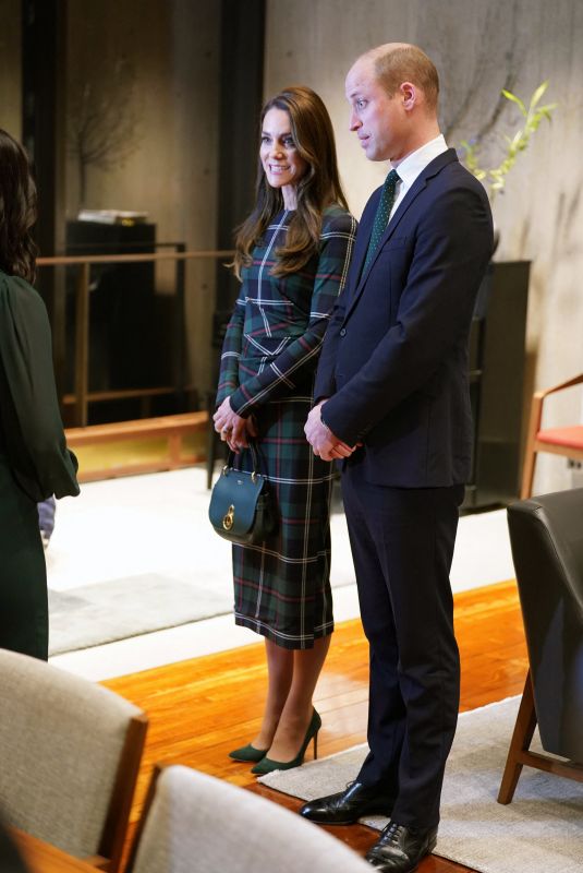 KATE MIDDLETON and Prince William Meets Mayor of Boston Michelle Wu at City Hall in Boston 11/30/2022