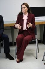 KATE MIDDLETON and Prince William Visits Roca, A Non-profit Organisation in Boston 12/01/2022