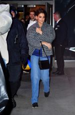KATIE HOLMES Leaves Jingle Ball in New York 12/09/2022