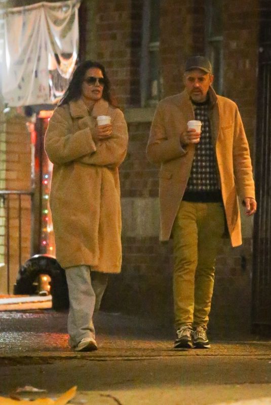 KATIE HOLMES Night Out with a Friend in New York 12/13/2022