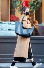 KATIE HOLMES Out and About in New York 12/29/2022