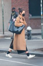 KATIE HOLMES Out and About in New York 12/29/2022