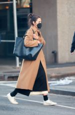 KATIE HOLMES Out and About in New York 12/29/2022