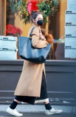 KATIE HOLMES Out and About in New York 12/29/2022