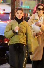 KATIE HOLMES Out at Los Tacos No.1 in New York 12/03/2022