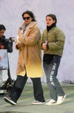 KATIE HOLMES Out at Los Tacos No.1 in New York 12/03/2022