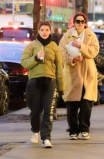 KATIE HOLMES Out at Los Tacos No.1 in New York 12/03/2022