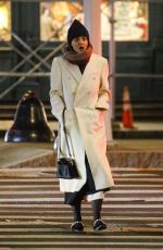 KATIE HOLMES Out for Dinner with a Friend in New York 12/14/2022