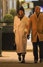 KATIE HOLMES Out for Dinner with a Friend in New York 12/14/2022