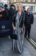 KATY HILL Arrives at Tric Christmas Lunch 2022 in London 12/06/2022
