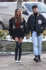 KAYLA RICHART and Sebastian Melrose Out and About in London 12/17/2022