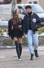 KAYLA RICHART and Sebastian Melrose Out and About in London 12/17/2022