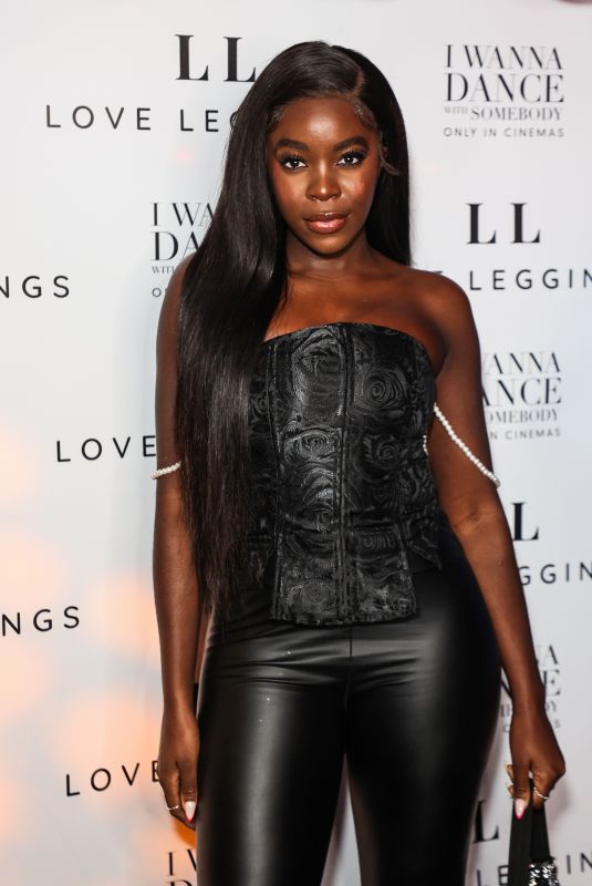 KAZ KAMWI at Love Leggings Christmas Event in London 12/07/2022