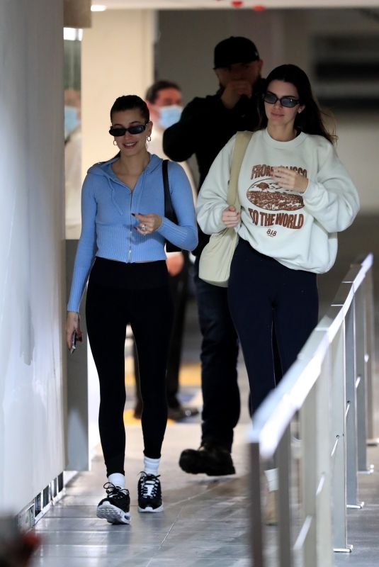 KENDALL JENNER and HAILEY BIEBER at Croft Alley in Beverly Hills 12/13/2022
