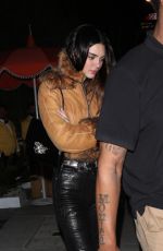 KENDALL JENNER Leaves Bird Streets Club in West Hollywood 12/13/2022