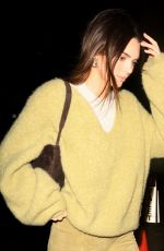 KENDALL JENNER Out for Dinner at Giorgio Baldi in Santa Monica 12/02/2022