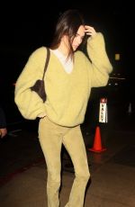 KENDALL JENNER Out for Dinner at Giorgio Baldi in Santa Monica 12/02/2022