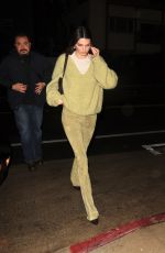 KENDALL JENNER Out for Dinner at Giorgio Baldi in Santa Monica 12/02/2022