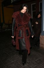 KENDALL JENNER Out for Dinner at Matsuhisa Sushi Restaurant in Aspen 12/12/2022