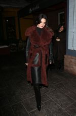 KENDALL JENNER Out for Dinner at Matsuhisa Sushi Restaurant in Aspen 12/12/2022